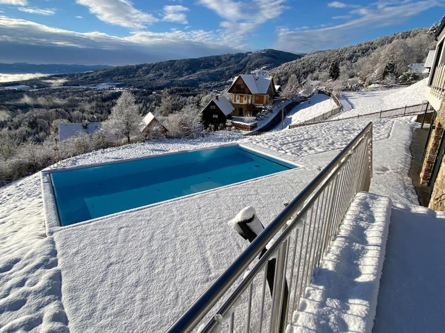 דויטשלנדסברג Greim15 --- Ganzes Ferienhaus Mit Fernsicht, Pool, Wellness מראה חיצוני תמונה